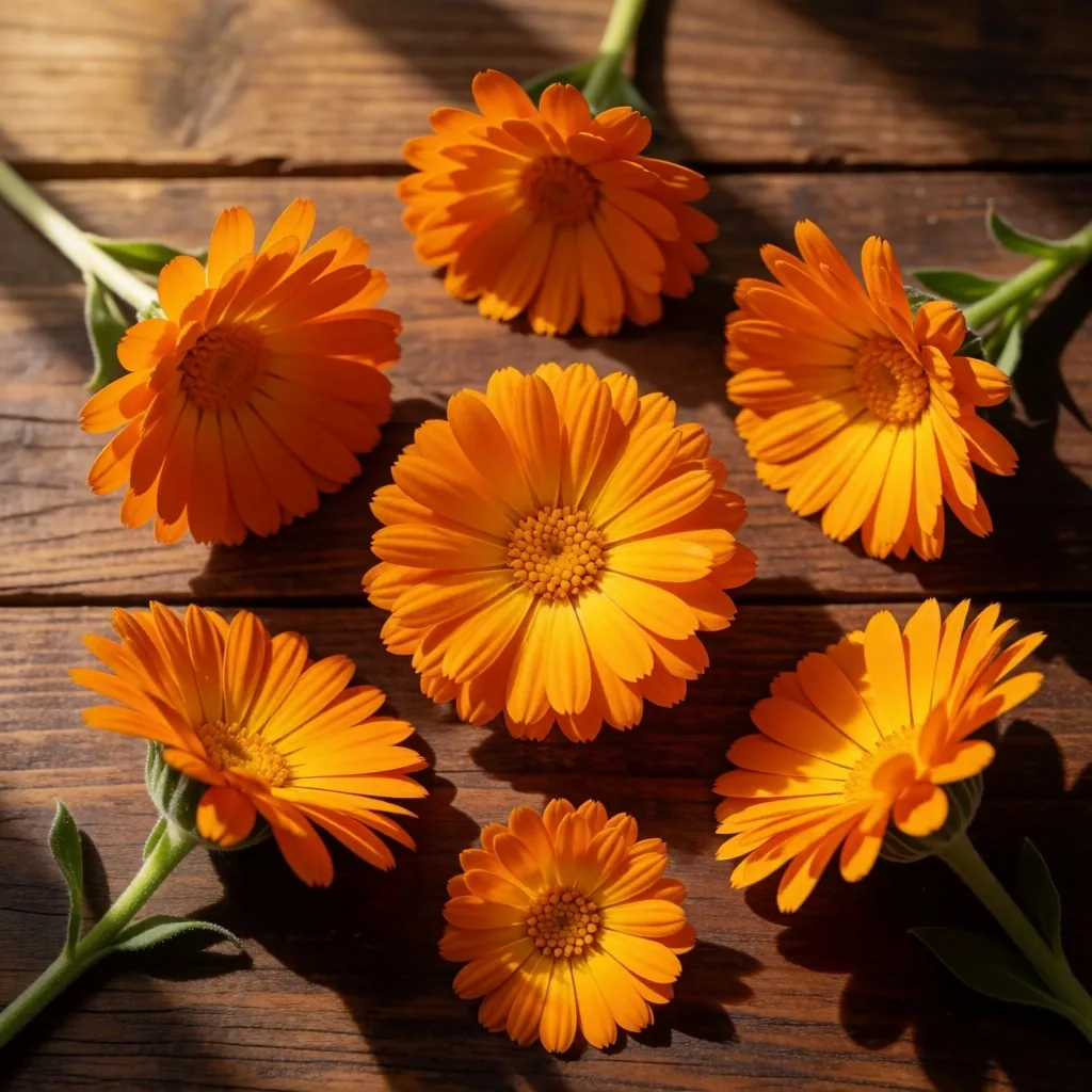 Flor de cempasúchil rica en nutrientes para la visión