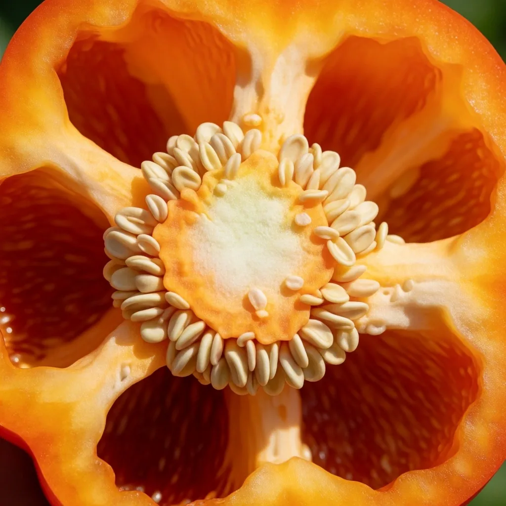 Pimiento rico en vitamina C para ojos saludables